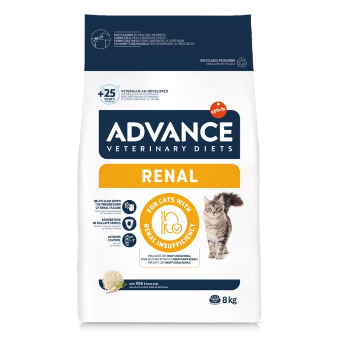 Pienso para gatos con problemas de funcionamiento renal Advance Veterinary Diets Renal