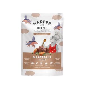 Harper and Bone Meatballs Wild Mountain comida húmeda deliciosa para perros