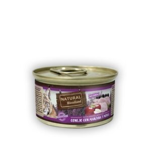 Natural Woodland Conejo Con Manzana Y Mora para gatos adultos