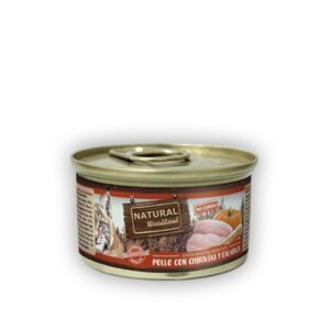 Natural Woodland Pollo Con Chirivías Y Calabaza para gatos adultos