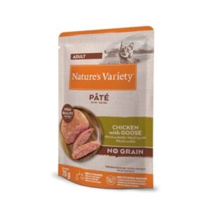 Nature's Variety Paté con Pollo y Ganso para gatos adultos
