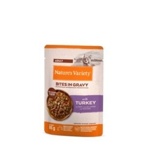 Nature's Variety Bocaditos En Salsa Con Pavo para gatos