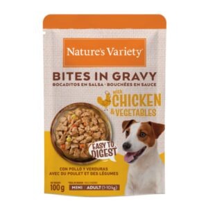 Nature's Variety Bocaditos en Salsa con Pollo y Verduras – MiniAdulto