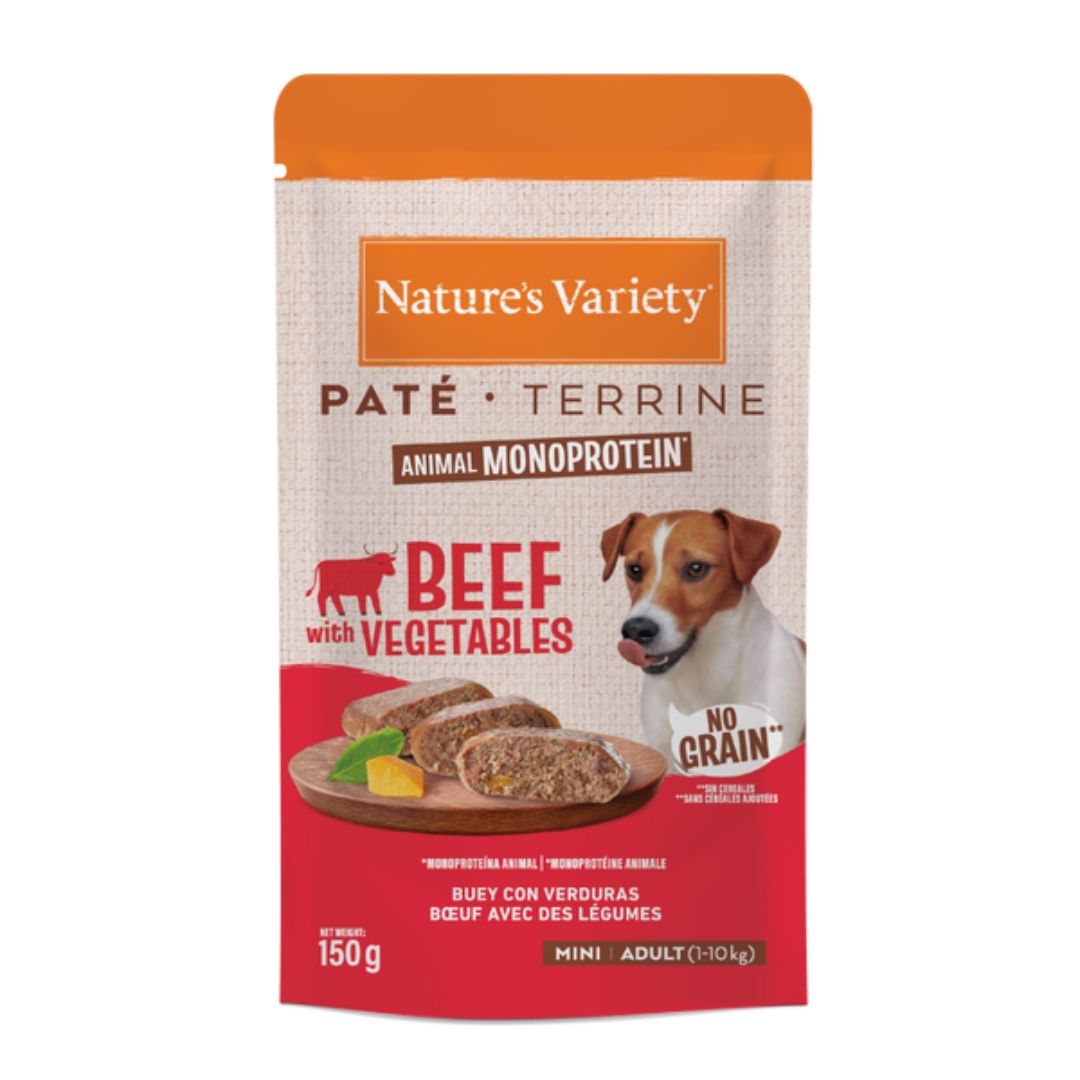 Nature's Variety Paté Animal Monoproteína Adulto Mini Ternera