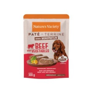 Nature's Variety Paté Animal Monoproteína Adulto Med/Maxi Vacuno