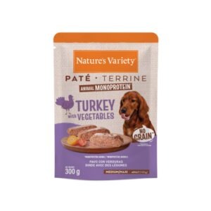 Nature's Variety Paté Animal Monoproteína Adulto Med/Maxi Pavo