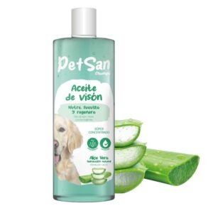 Champú con aceite de visón y aloe vera