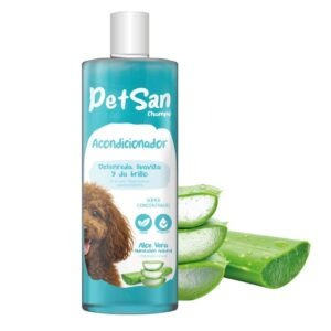 Champú con acondicionador para perros