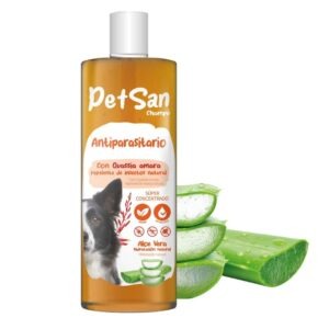 Champú para perros antiparásitos