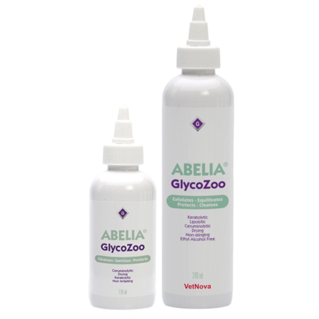Solución ótica y dermatológica de base acuosa, no irritante con acción cerumenolítica, lipolítica y secante para perros y gatos