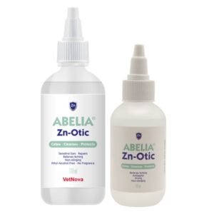 Solución ótica natural de base acuosa no irritante con acción calmante y secante para perros y gatos