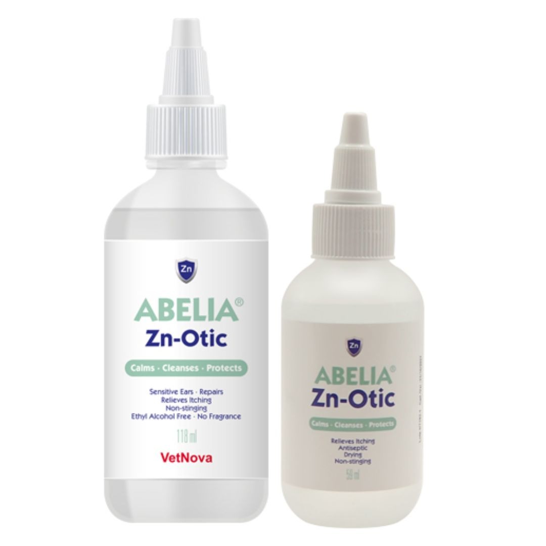Solución ótica natural de base acuosa no irritante con acción calmante y secante para perros y gatos